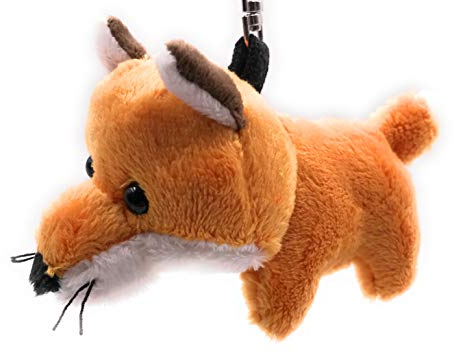 Onwomania - Renard renard roux brun Porte-clés - porte-clés en peluche idéal comme cadeau, par exemple pour le meilleur ami, le meilleur ami, maman - pour hommes, femmes et enfants