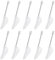 Youyijia 10 Pair Shoe Trees Plastic Shoe Stretchers Adjustable Transparent Shoe Shaper with Spiral Spring for Men Women