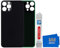 MMOBIEL Back Cover Battery Door Compatible with iPhone 12 Pro Max - 6.7 inch Black Incl Openingtool and Adhesive