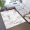 TAPISO Sky Teppich Kurzflor Modern Grau Beige Meliert Verwischt Design Wohnzimmer Schlafzimmer Used Effekt Muster Vintage ÖKOTEX 300 x 400 cm
