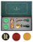 Ausgefallene Buchstaben R Wachssiegel-Stempelset, AMTOL Wachssiegel-Stempelset im europäischen Stil, Geschenkbox-Set, Vintage personalisierte Wachssiegel-Stempel für Briefkarten-Einladungen (R)