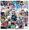 Bric Dodo 50 Stück Undertale Aufkleber Set Laptop Telefon Gitarre Skateboard Computer Superhelden Vinyl Stickers Wasserdicht Undertale Aufkleber für Jugendliche Kinder Erwachsene