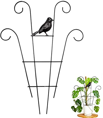 HINAA Garten-Rankhilfe – Kletterpflanze Rankhilfe mit Metall-Pflanzengitter, hohes Rankgitter für Topfpflanzen, Kletterunterstützung, DIY Klettern, Rankgitter, Blume, Zimmerpflanze