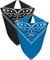 Van Der Rich ® - Set 2 Bandanas aus 100% Baumwolle Halstuch für Herren Damen (Schwarz-Türkis, One Size)