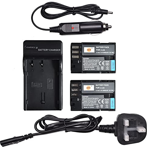 DSTE 2x D-LI90 Rechargeable Li-ion Battery + Travel Charger Compatible For Pentax D LI90, 645D, K-01, K-3, K-5, K-5 II, K-5 IIs, K-7 Digatal Camera