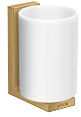 AXOR Universal 42604250 Zahnputzbecher, rechteckig, gebürstete Gold-Optik