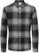 Kariertes Holzfäller Hemd Basic Langarm Flanellhemd Freizeit Karo Slim Fit Shirt Baumwolle ONSGUDMUND, Farben:Schwarz-Dunkelgrau, Größe Hemd:S