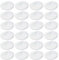 Tradienur - Pack de 24 bandejas y blondas redondas - Fabricación de cartón que incluyen blondas caladas 100% reciclables - Apto para uso alimentario - Ø 30 cm - Color Blanco