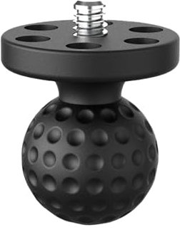 1 Ball Mount Adapter with 1/4-20 Threaded Stud for Insta360 ACE Pro One X3 X2 X R RS GO 3 2, Go Pro Hero, DJI OSMO, Compatible with RAM Ball Head Mounts B Size Double Socket Arm