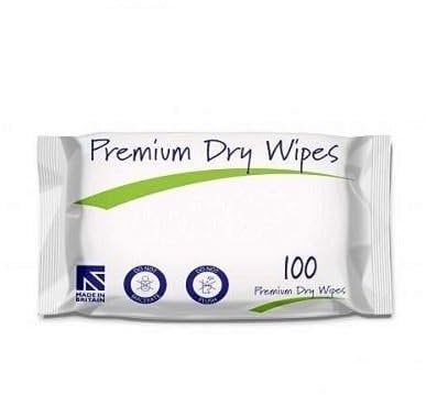 10 x Packs Of Premium Soft Dry Adult Wipes Body Washing And Cleaning Patient Care