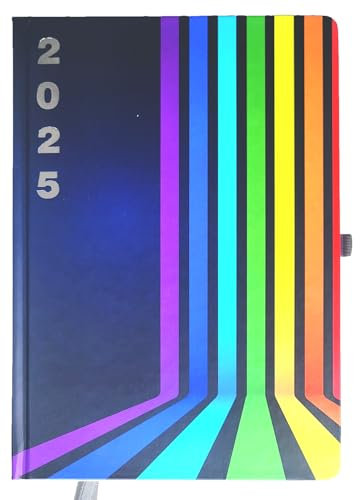 2025 ADINA Motiv-Wochenkalender Business A5 1 W= 2S Business Eckperforation Leseband Stiftehalterung