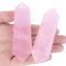 GUJOXILA 3.5 Rose Quartz Crystal Wand 1pcs Large Crystal Rose Quartz Healing Cryatal Gifts for Women Polished Nature Reiki Spiritual Meditation Divination Gemstone