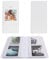 Rieibi Photo Album for Fujifilm Instax Wide210/Wide300/Wide400 Camera, Album for Polaroid, 3.4x4.3 Inch Wide Film 64 Pockets, White, 23.5 x 12 x 2 cm, 32 Pages