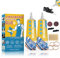 LIKFCBOND Colla Forte per Scarpe, 120ml Colla Scarpe Professionale, Adesivo per Riparazione Scarpe, Adesivo Universale per Tutti i tipi di Suole di Scarpe