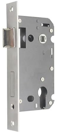 GZKDKZB Cerradura de embutir 7245, Cuerpo de Cerradura, Cerradura Dividida, Acero Inoxidable, Longitud 165 mm, Resistente al Agua y al Polvo, sólida, cerraduras de embutir de lengüeta obli