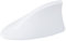 GERUI Haifischantenne Universal Auto –Haiflosse Autoantenne Universal Shark Autoantenne Verstärker AM FM Radio mit Wasserdichter Gummi (weiß)
