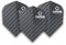 F7121 Carbon Black Std Dart Flights 3 sets pro pack (9 flights in total)