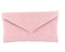 Loni Neat Umschlag Faux Wildleder Clutch Bag/Schultertasche In Candy Pink
