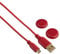 Controller-Ladekabel Super Soft für PlayStation 4, Rot