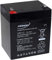 Powery Batería de Gel para APC Back-UPS ES500 5Ah 12V