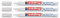 edding Glanzlack-Marker creative 751 weiß, 1-2 mm (3er Pack)