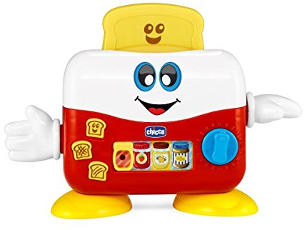 Chicco - Mr Toast, Elektronischer Toaster mit Licht und Melodien