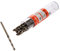 Mtsooning 10 Pcs 1.7mm Micro HSS Twist Drill Bit Straight Shank Electrical Drilling Tool