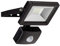 goobay 10W LED Flutlicht mit Bewegungsmelder, Glas, Schwarz