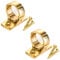 2X Single Solid Brass Eyelet Sashes - Window Puller Latches - Open/Close Handles