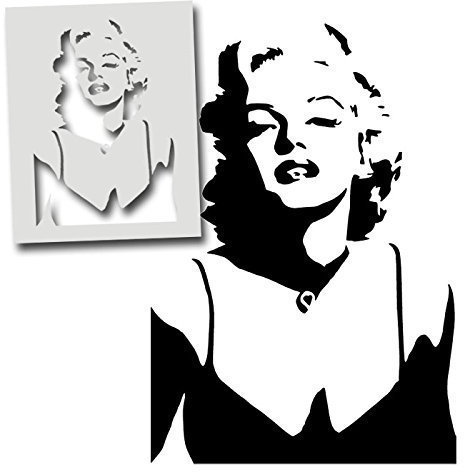 Marilyn Monroe Schablone Wand Malen Schablone Farbe Maßgeschneidert Oberflächen zu Viele Artikel/Oberflächen Heim Dekoration Kunst Handwerk Dekorieren Wiederverwendbar