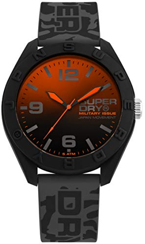 Superdry HerrenArmbanduhr Analog Quarz Silikon SYG242E