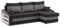 Sofini Ecksofa Hewlet mit Regal und Schlaffunktion! Best ECKSOFA! Eckcouch mit Bettkasten! (Haiti 17+ Haiti 14- Regal Links)