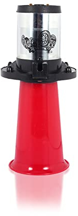 Gorgeri 12V 110DB Auto Old Style Horn, Antik Vintage Old Style Horn Sirene Alarmanlagen AHH OOO GAH AHOOGA OOGA(Rot)