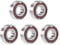 uxcell 7001AC Winkel-Kontakt-Kugellager 12x28x8mm, einreihig, offen, 25° Kontaktwinkel, 5 Stück