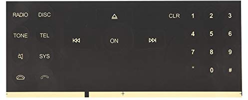 Auto Radio Button Aufkleber, Auto Radio CD Button Aufkleber Decals
