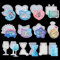 FineInno 11 Pcs Moldes Resina Epoxi Mold Shaker Moldes Silicona Manualidades Moldes de Joyería Creativo para DIY Hacer Colgante