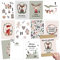 Papierdrachen Karten-Adventskalender 2024 zum Basteln und Verschenken für Englisch Set 7 | 24 Postkarten zum Gestalten | Geschenkidee in der Vorweihnachtszeit| mit liebevollen Motiven zum Aufhängen