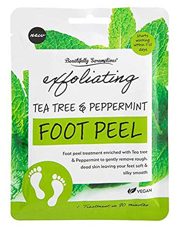 Exfoliating Foot Peel Tea Tree & Peppermint Vegan friendly