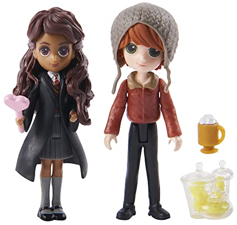 Wizarding World Harry Potter - Spielset mit Ron Weasley und Parvati Patil Sammelfiguren, Spielzeug für Kinder ab 5 Jahren, Fanartikel