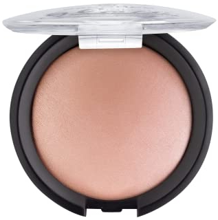 essence make me GLOW baked highlighter, Nr. 10 It's glow time!, nude, langanhaltend, schimmernd, natürlich, strahlend, vegan, Mikroplastik Partikel frei, Nanopartikel frei (6,5g)