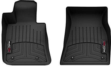 Weathertech Passgenaue Auto Fußmatten Kompatibel mit BMW i4 eDRIVE40 2021-23 | Schwarz|1. Reihe