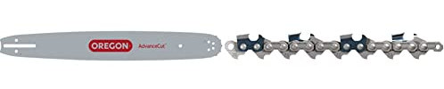 Oregon 188SFHD009 Espada para Motosierra, 3/8”, 1.5mm, 45 cm de uso, 52 cm total & 73LPX068E - Cadena, anillo: 1.5 mm, eslabones: 68