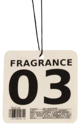 DedCool - Vegan Air Freshener For Cars, Closets + Drawers | Clean, Non-Toxic Fragrance For All (Fragrance 03 BLONDE)