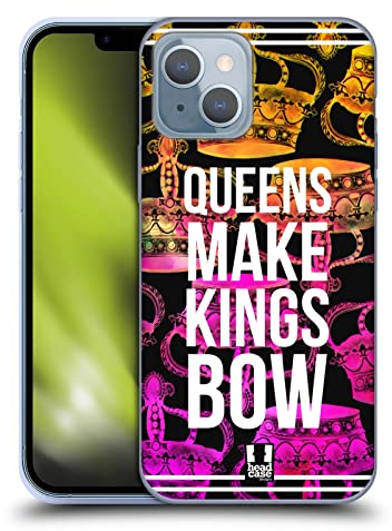 Head Case Designs Kings Bow Down Kronenrebell Soft Gel Handyhülle Hülle kompatibel mit Apple iPhone 14