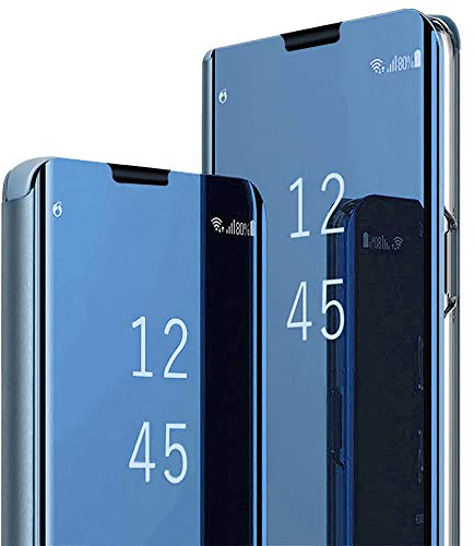 für Samsung S9 Plus Hülle Spiegel Handyhülle für Samsung Galaxy S9 Plus Schutzhülle 360 Grad S9 Plus Flip Case Klappbar Hard PC Stoßfest Cover Ständer Funktion Klapphülle Galaxy S9 Plus Hüllen 6.2/5G