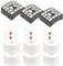 (9 Pack) HEPA Filters Foam Filters Compatible With Shark NV801UKT, NZ801UK NZ801UKT NV680 NV681 NV682 NV683 NV800 NV801 NV803 UV810 NV620 AX910, Replacement HEPA Filter, Compare to XHF680 & XFF680