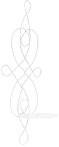 1satz Eisen Kerzenhalter Wandmontage Eleganter Wandkerzenständer Für Dekorative Zwecke Einzigartiger Und Stilvoller Kerzenleuchter Für Romantische Atmosphäre