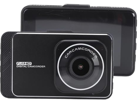 Dash Cam HD 1080P, Front Dash Kamera mit 3 Zoll Bildschirm, Schleifen, Dashboard Video Recorder für Autos, Nachtsicht Bewegungs Erkennung