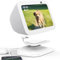 HomeMount Adjustable Charging Station for Echo Show 5 (3rd) with USB-C and USB Charging Port, Tilt Charging Stand with Strong Magnetic (for Phones & Echo Show 5 3rd - White)