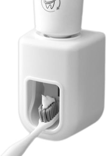 Zahnpastaspender und -Halter, Zahnpastaspender zur Wandmontage - Wandmontierter automatischer Zahnpasta-Quetscher für Badezimmer - Wandmontierter Zahnpasta-Quetscher für Kinder- und Familienduschen